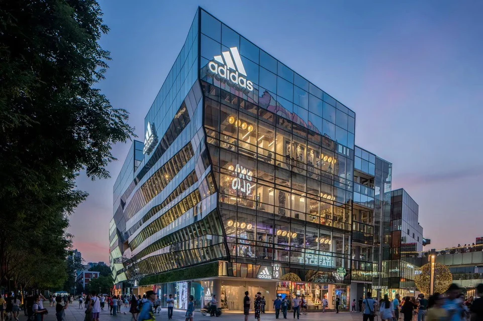Adidas Flagship Store — retail interior in Beijing, China